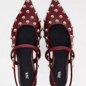 Zara sling back sandals